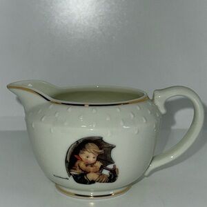 Vintage Danbury Mint x Hummel Umbrella Boy Porcelain Teacups Collection